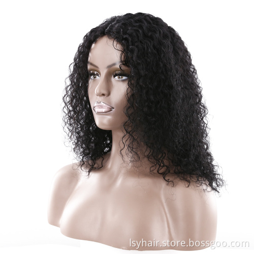 Non Lace Human Hair Wigs, Wholesale E Wigs Vendors 100% Human Hair Wigs Afro Kinky Curly Malaysian 18 Inch Remy Hair Long 130%